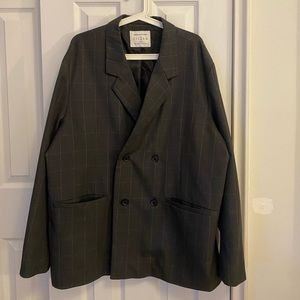 Oversized blazer mens size large double breasted